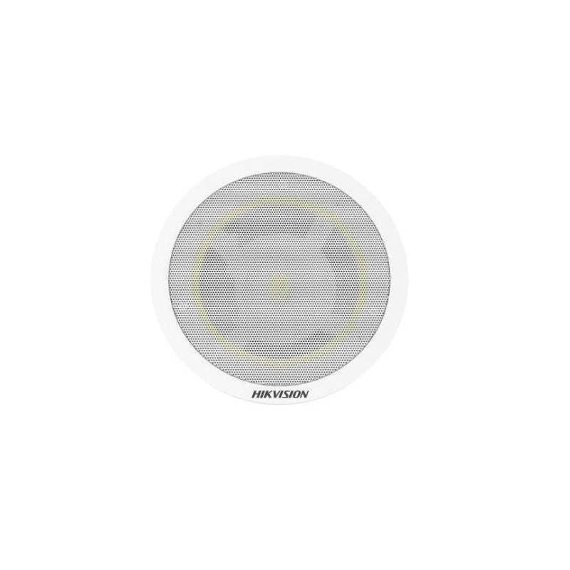 Hikvision Ds-qaz1206g1-be Network Ceiling Speaker With 6w Rated Power, 5″ Full-range Driver, 100db Max Spl