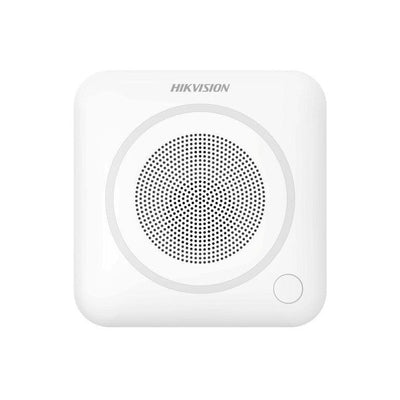 Hikvision Ax Pro Ds-ps403i-wb Wireless Indoor Intercom Sounder Plus With Full Duplex Intercom, LED Indications, 105db Adjustable Alarm Sound