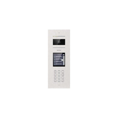 Hikvision Ds-kd7003ey-s2 2-wire Hd Door Station With Stainless Steel 316l Panel, Touch Display, Wide Angle Wdr & Ik08 Protection