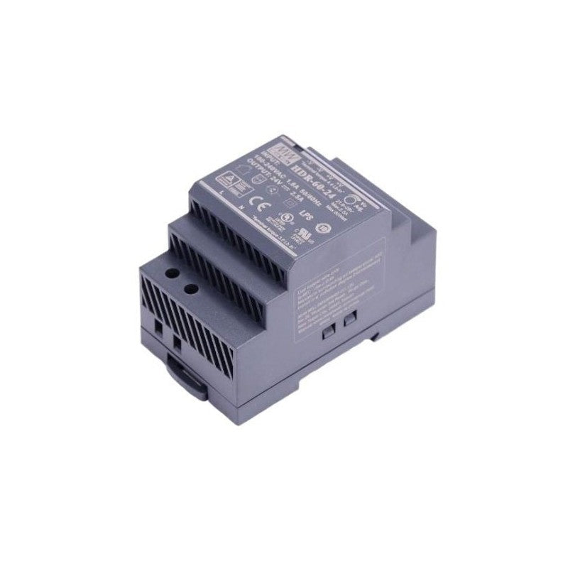 Hikvision Ds-kaw60-2n 60w 24vdc Power Supply With 2-wire IP Distributor Support, Din Rail Mounting & 85–264vac Input
