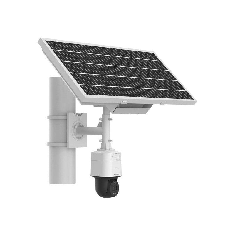 Hikvision 4MP Colorvu Ds-2xs3q47g1-ldh/4g Solar-powered Pt Camera With 4g, Two-way Audio, Built-in Battery & Solar Panel
