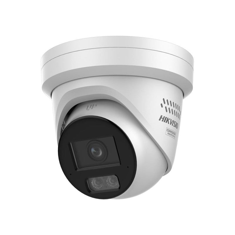 Hikvision 10 Camera 8MP Colorvu 3.0 Smart Hybrid Light Turret Kit With 16ch POE 8k Nvr, Strobe & Speaker, No HDD Included