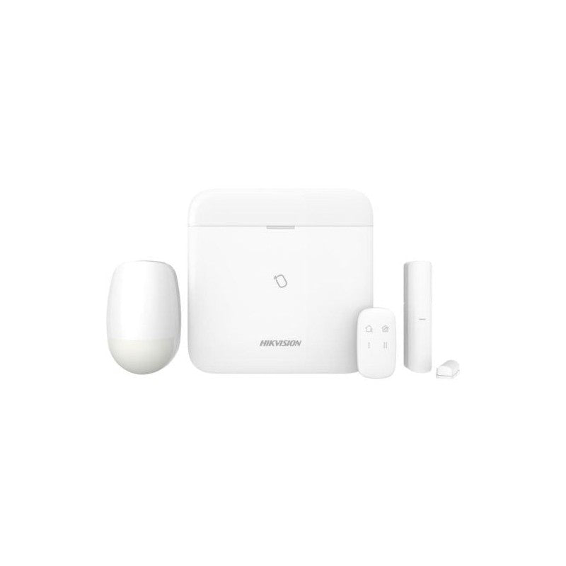 Hikvision Ds-pwa96-kit-wb Ax Pro Alarm Security Kit – Control Panel, Reed, Pir + Remote