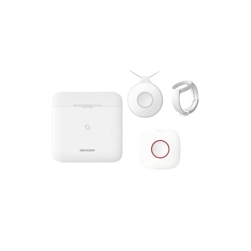 Hikvision Ax Pro Duress Silent Alarm Security Kit – Control Panel, Panic Buttons