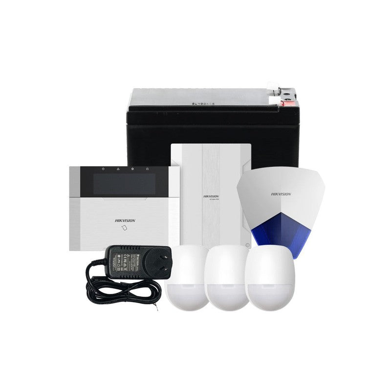 Hikvision Kit-pha64 Ax Hybrid Kit 1x Keypad, 1x Siren Strobe, 3x Pir Detector
