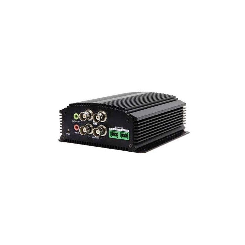 Hikvision Ds-6704huhi 4ch Encoder Hdtvi/hdcvi/ahd/cvbs, Up To 5MP At 12fps, H.265/h.264