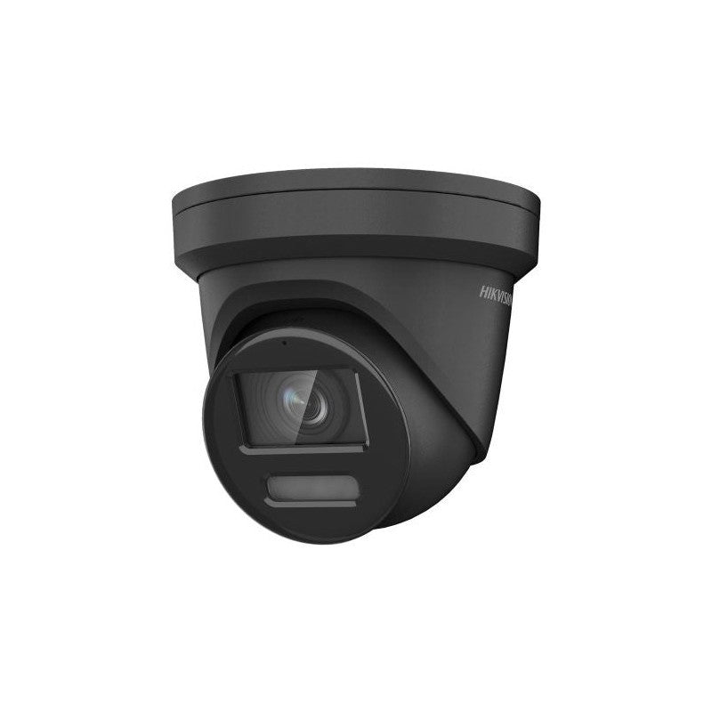 Hikvision Ds-2cd2387g2-lsu/sl 8MP 4K Gen2 Outdoor Colorvu Turret Camera With Acusense & Mic 30m + Strobe Black