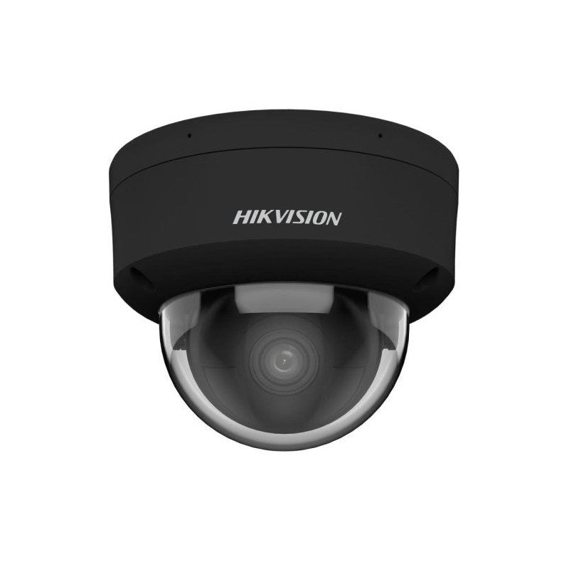 Hikvision 8MP Acusense Ds-2cd2186g2h-isu-blk Dome Camera, Fixed 2.8mm, IR 30m, Mic (black)