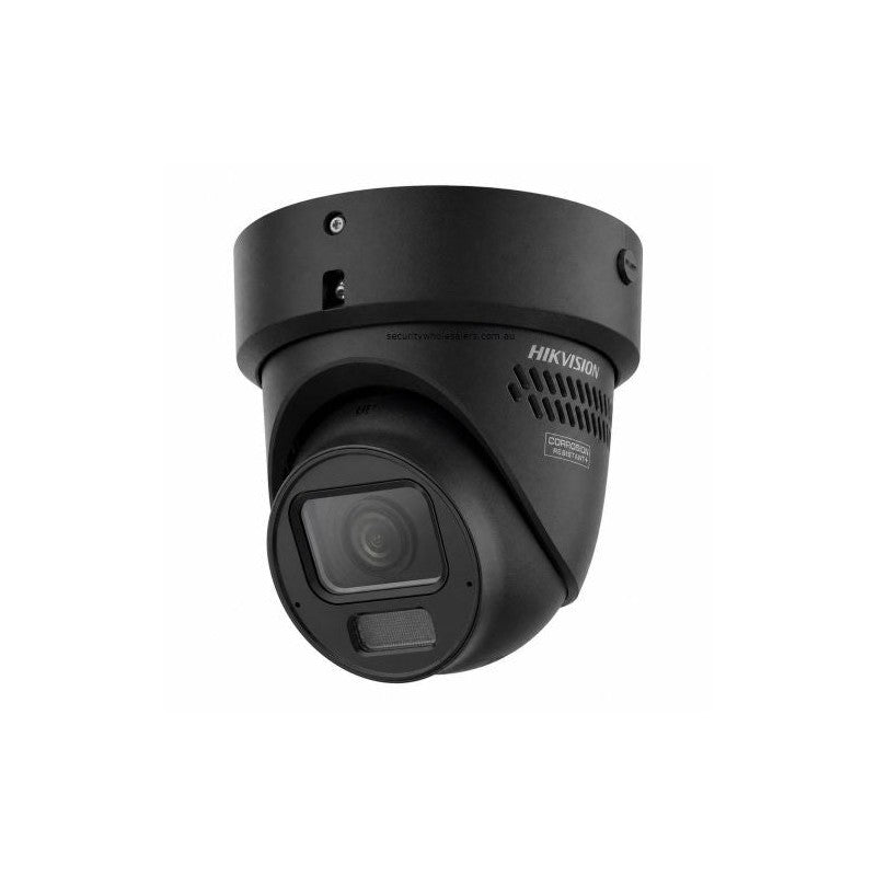 Hikvision Ds-2cd3h87g3-lizsuy/sl-blk 8 Mp Ultra-series Deep-learning Motorised Turret Camera With Dual-illumination, Varifocal 2.7–13.5 Mm, Ir/white Light Up To 40 M (black)