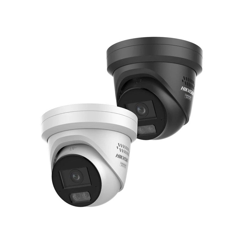 Hikvision Ds-2cd2367g3-lis2uy/sl-blk 6MP Colorvu 3.0 Turret Camera With Strobe / Speaker (black)