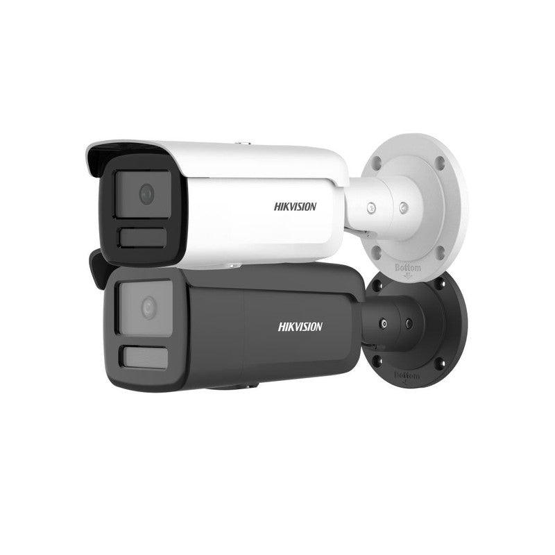 Hikvision Ds-2cd2t66g2h-4i 6 Mp Colorvu Hybrid Bullet Camera, 4 Mm Lens, 80 M IR (black & White)