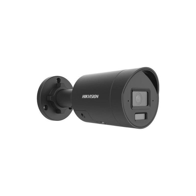 Hikvision Ds-2cd2066g2h-i2u/sl 6MP Outdoor Acusense Mini Bullet Camera, Mic, Ir, Strobe, Audio Alarm, 2.8mm Black