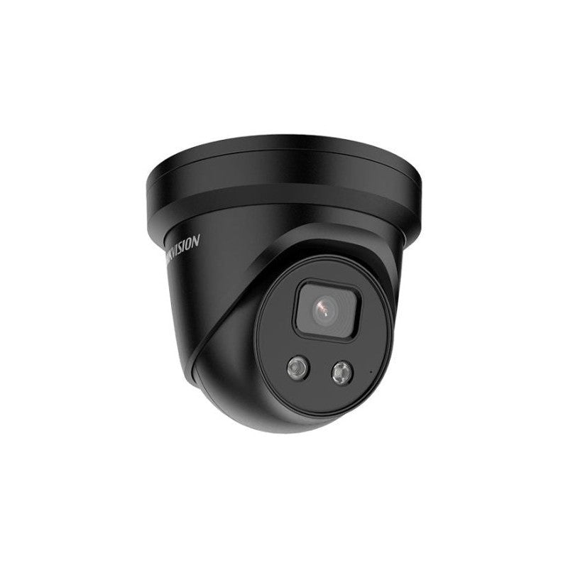 Hikvision Acusense Ds-2cd2366g2-isu/sl IP Camera 6MP With Warning & Strobe Turret Network Camera (black)