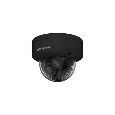Hikvision Ds-2cd2767g2ht 6MP Smart Hybrid Light Colorvu Motorised 2.8-12mm Vf Dome Camera White Black