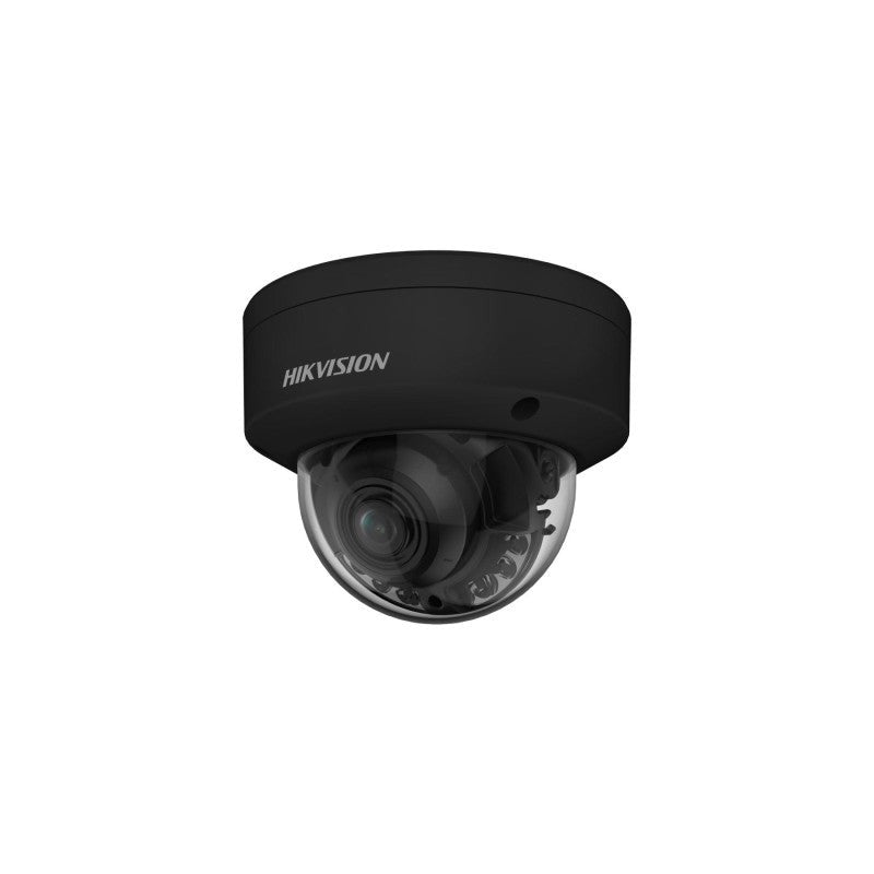 Hikvision Ds-2cd2767g2ht 6MP Smart Hybrid Light Colorvu Motorised 2.8-12mm Vf Dome Camera White Black