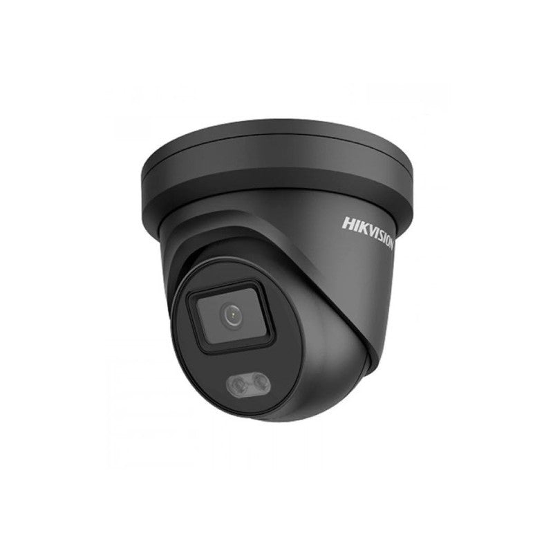 Hikvision Ds-2cd2367g2h-lisu/sl 6MP Smart Hybrid Light Colorvu Turret Camera 2.8mm Strobe Speaker Black