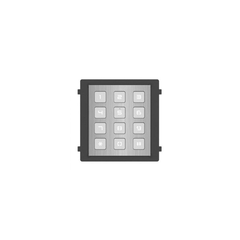 Hikvision Ds-kd-kp/s 2nd Gen Intercom Keypad Module, Ip65, 12vdc, Stainless Steel
