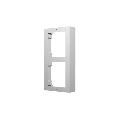 Hikvision Ds-kd-acw2/s 2nd Gen Intercom Double Gang Housing, Surface Mount, Stainless Steel