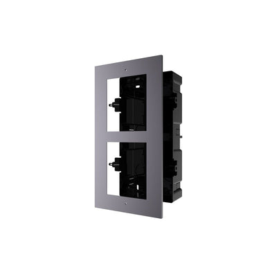Hikvision Ds-kd-acf2 Flush Mount Intercom Bracket – 2 Module Aluminium