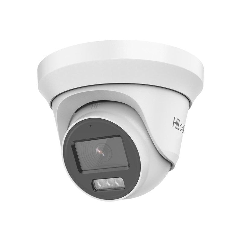 Hikvision Hilook Thc-t257-lms 3k Tvi Dual Light Audio Fixed Turret Camera With Mic And Smart Hybrid Light
