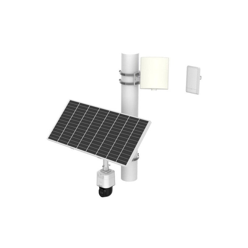 Hikvision Ds-2xs3q47g1-ldw(h)/c18s40 4MP Colorvu Solar-powered Security Camera Pt Kit
