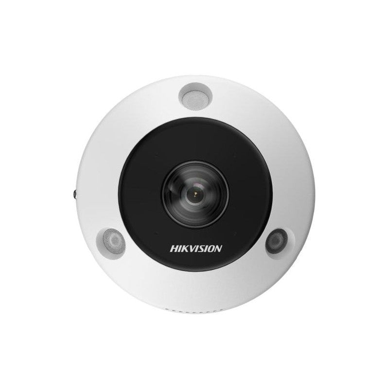 Hikvision Ds-2cd63c5g1-ivs 12MP Outdoor Fisheye Camera, Immervision Lens, 15m Ir, Built-in Mic, Ip66, 1.29mm