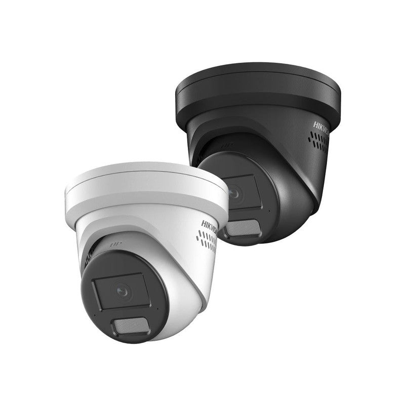 Hikvision Ds-2cd2386g2h-iu 8MP 4K Acusense Turret Network Camera With Mic Black Or White