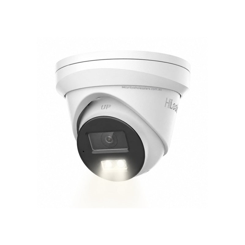 Hikvision HiLook IPC-T383H-MU Pro 8MP AcuSense Turret IP Camera With Mic Colour Night (White or Black)