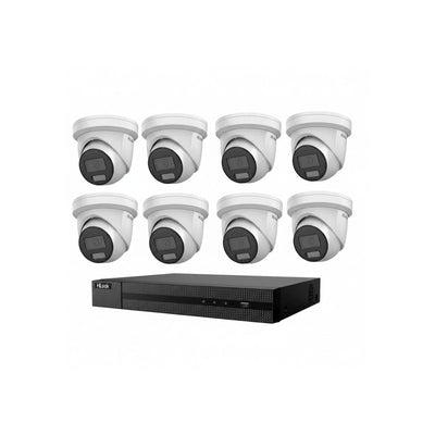Hikvision Hilook Hikvision 6MP Acusense CCTV Kit – 8x Turret Ipc-t361h-mu + 8ch POE NVR (nvr-108mh-c/8p)