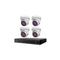 Hikvision Hilook Hikvision 6MP Acusense 4ch CCTV Kit 4 Colour Deterrence Cameras Ipc-t269-mu/sl