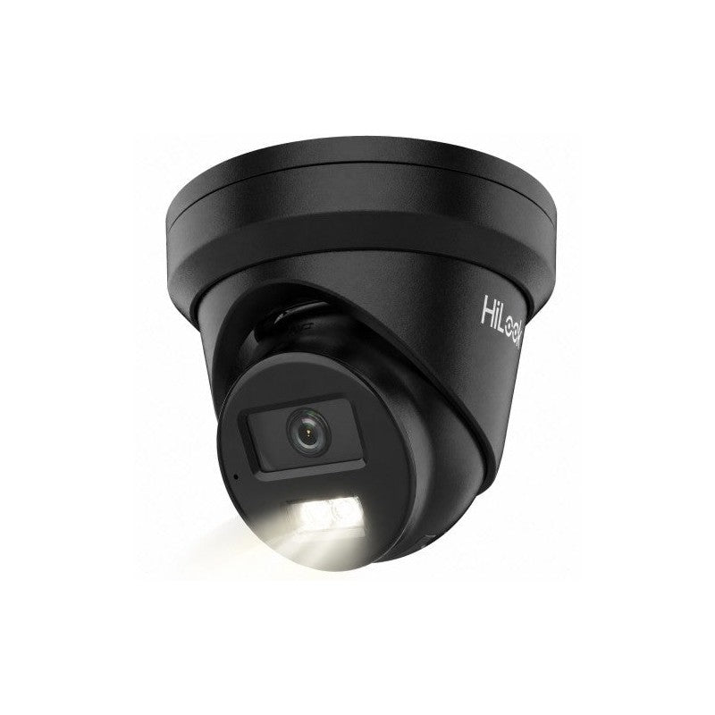 Hikvision HiLook IPC-T383H-MU Pro 8MP AcuSense Turret IP Camera With Mic Colour Night Black