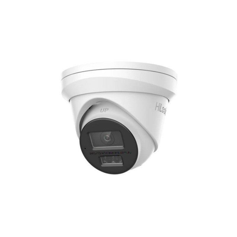 Hikvision HiLook 6MP IPC-T363H-MU AcuSense Turret IP Camera With Mic Colour Night Black