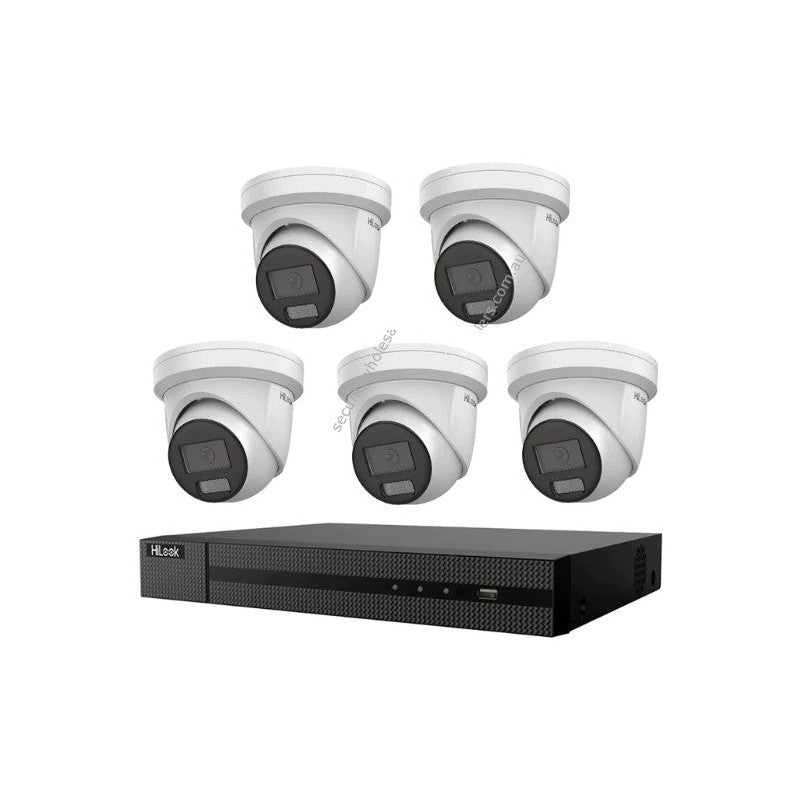 Hikvision Hilook Hikvision 6MP 8ch CCTV Kit With 5x Turret IP Cameras Ipc-t262h-mu