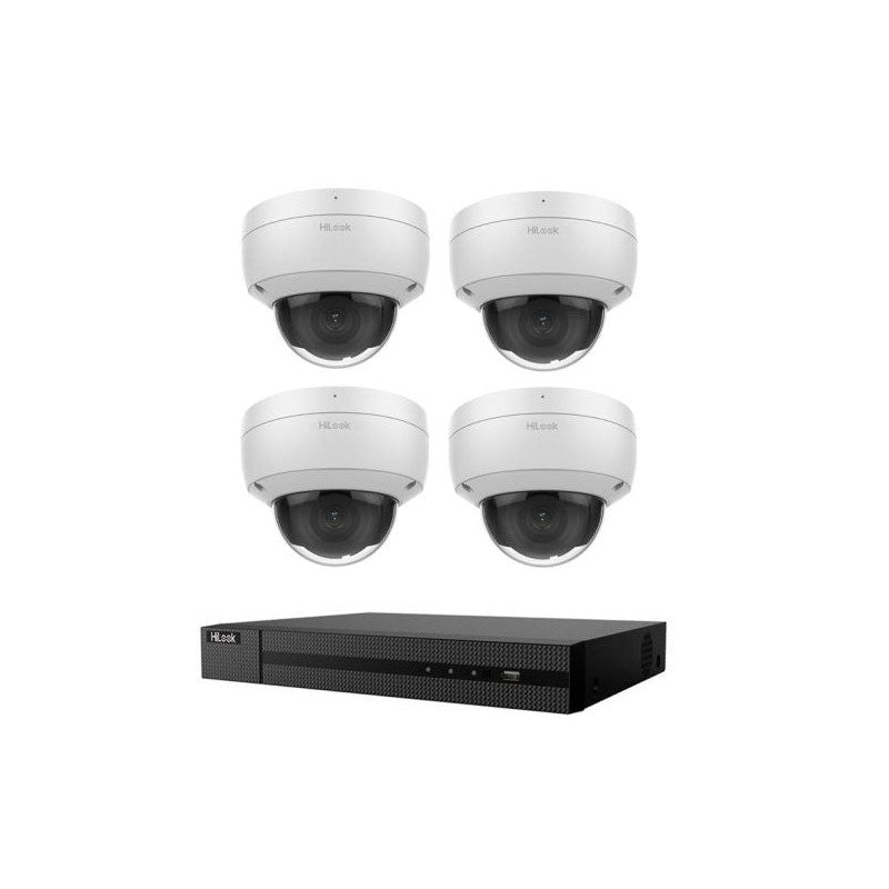 Hikvision Hilook Hikvision 6MP Acusense 4 Camera 4ch Dome Kit – 4 X Ipc-d261h-mu
