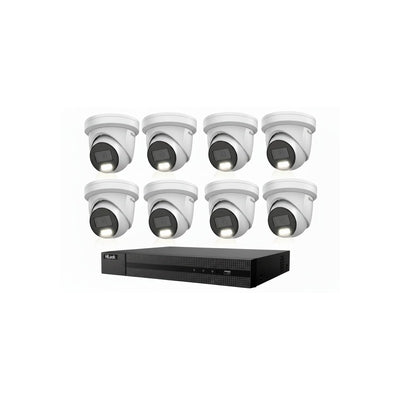 Hikvision Hilook Hikvision 8MP Pro Series CCTV Kit – 8x Turret Ipc-t383h-mu + 8ch POE NVR (nvr-108mh-c/8p)