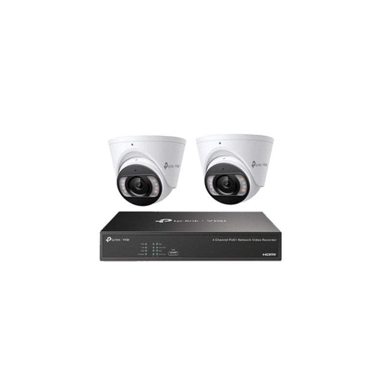Tp-link Insight 5MP CCTV Kit: 2 X IP Turret Cameras (full-colour Speaker / Mic / Light) + 4ch NVR