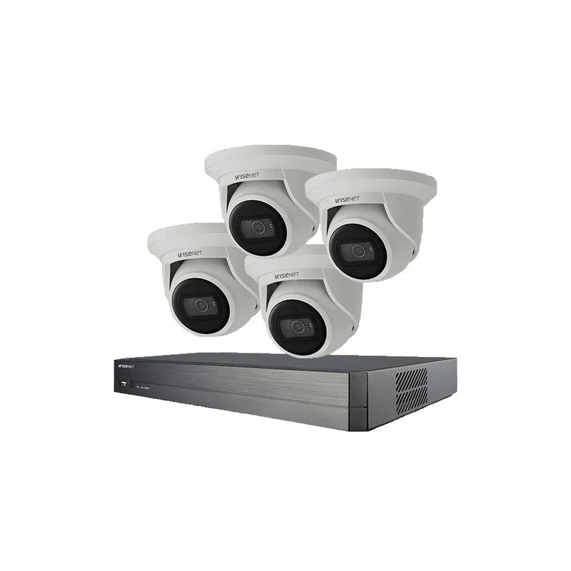 Hanwha Vision Ct-ane-kit-4ch4cam A Series Kit (4 X Ane-l7012r + 1 X Arn-410s W/ 2tb Hdd)