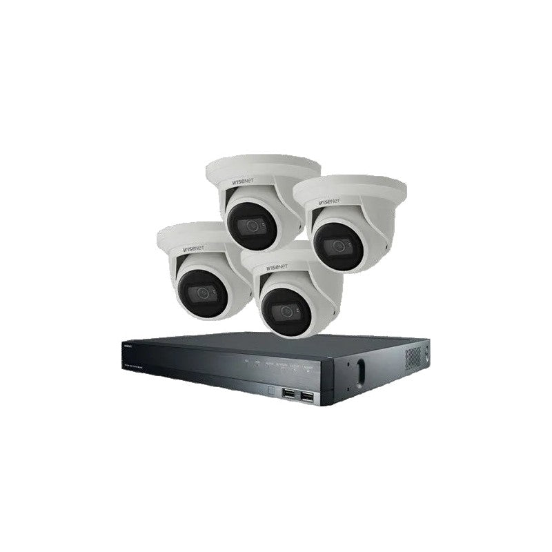 Hanwha Vision Ct-ane-kit-16ch4cam A Series Kit (4 X Ane-l7012r + 1 X Arn-1610s W/ 4tb Hdd)