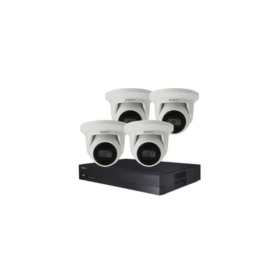 Hanwha 5MP New-q Turret & 4ch NVR CCTV Kit With 3tb HDD