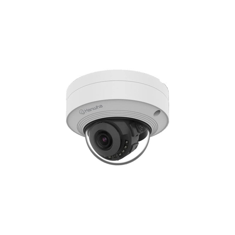 Hanwha Qnv-c9011r 8MP Outdoor AI Vandal Dome Camera, H.265, 20m Ir, Ik10, 3mm Lens