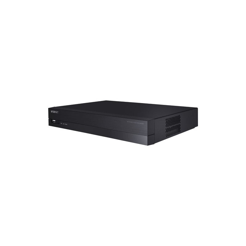 Hanwha Wisenet Qrn-430s New-q 4ch 8MP POE Nvr, H.265, 40mbps, No Hdd, (1 Sata 6tb)