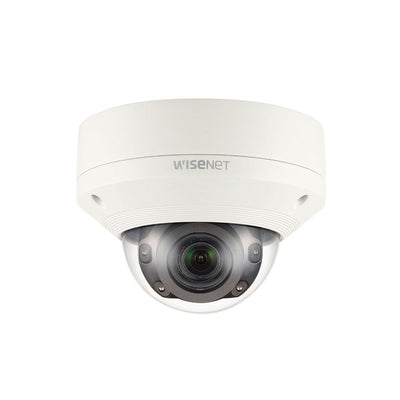 Hanwha Wisenet Han-xnv-8080r 5MP Outdoor Dome Camera, H.265, 30fps, 120db Wdr, 50m Ir, 3.9-9.4mm