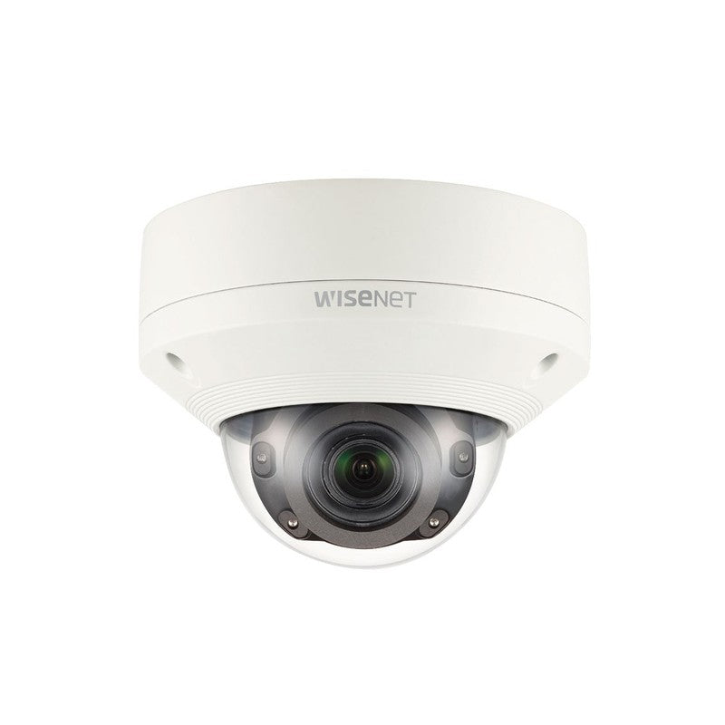 Hanwha Wisenet Han-xnv-8080r 5MP Outdoor Dome Camera, H.265, 30fps, 120db Wdr, 50m Ir, 3.9-9.4mm