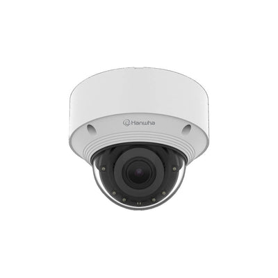 Hanwha Vision Qnv-c9083r 8MP 4K AI IR Vandal Dome Camera With 3.2-10.2mm Varifocal Lens