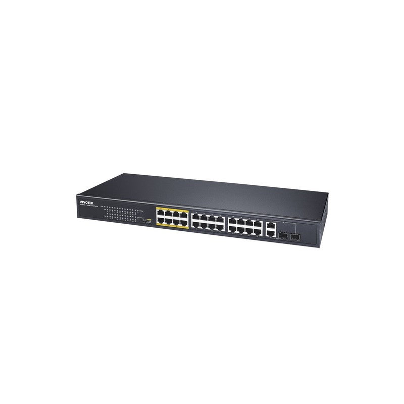 Vivotek Aw-fgt-260f-380 Aun, 24xfe POE + 2xgbe Combo Unmanaged Switch