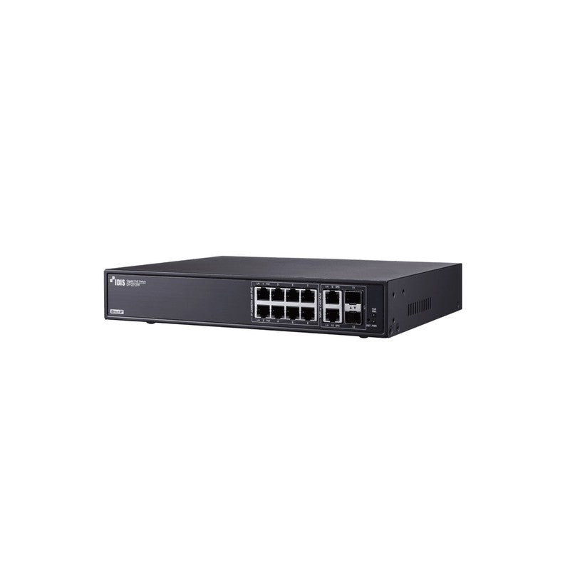 IDIS DH-2212PF DirectIP® Gigabit 12Port Unmanaged PoE Switch