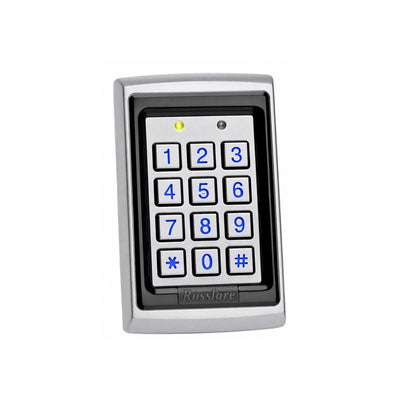 Rosslare Ac-q42sb Slim Prox Keypad Standalone Controller 125khz Ip65 12/24vdc