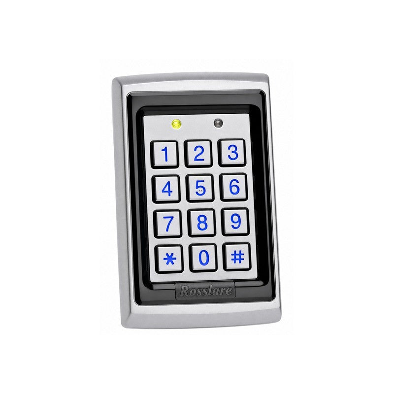 Rosslare Ac-q42sb Slim Prox Keypad Standalone Controller 125khz Ip65 12/24vdc