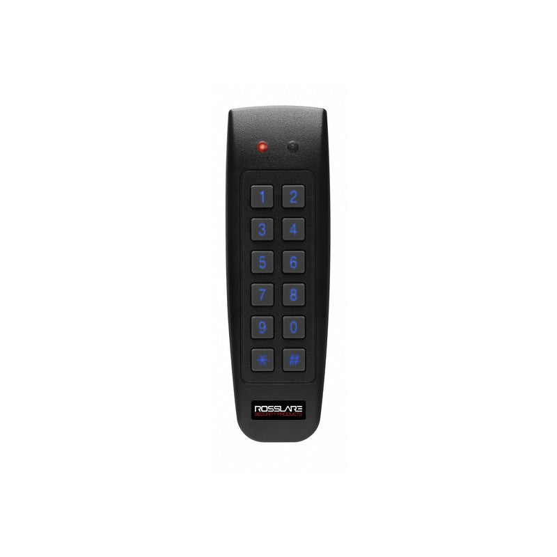 Rosslare Ayc-g60 Backlit Goprox Pin Reader Hid Em 125khz Wiegand Ip65 5-16vdc Black
