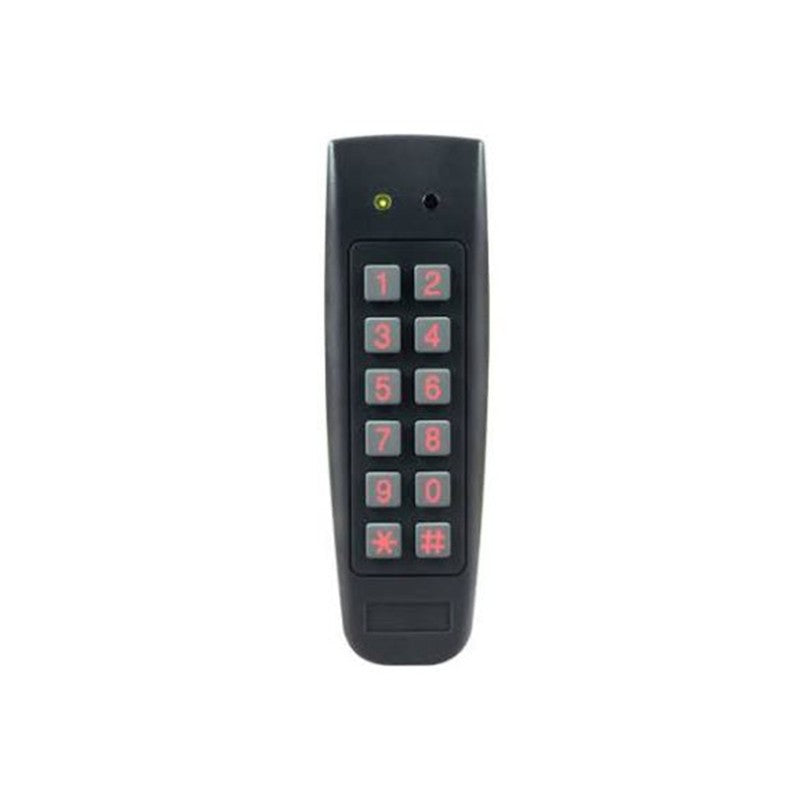 Rosslare Ayc-g54 Slimline Backlit 2x6 Keypad Pin Reader Controller Wiegand Ip65 Weather Resistant Black